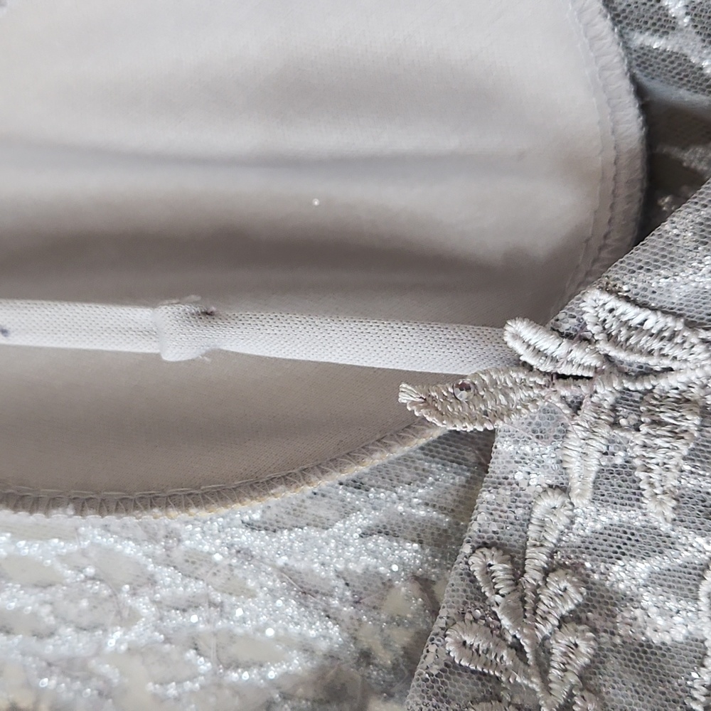 Alyce Paris Silver Formal Dress - Picture 12 of 14